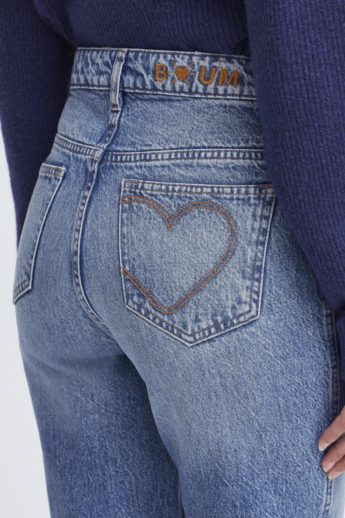 Jeans blauw ICHI - Image 2