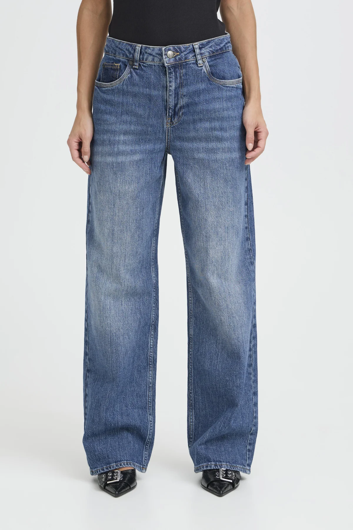 Jeans blauw Pulz Jeans - Image 3