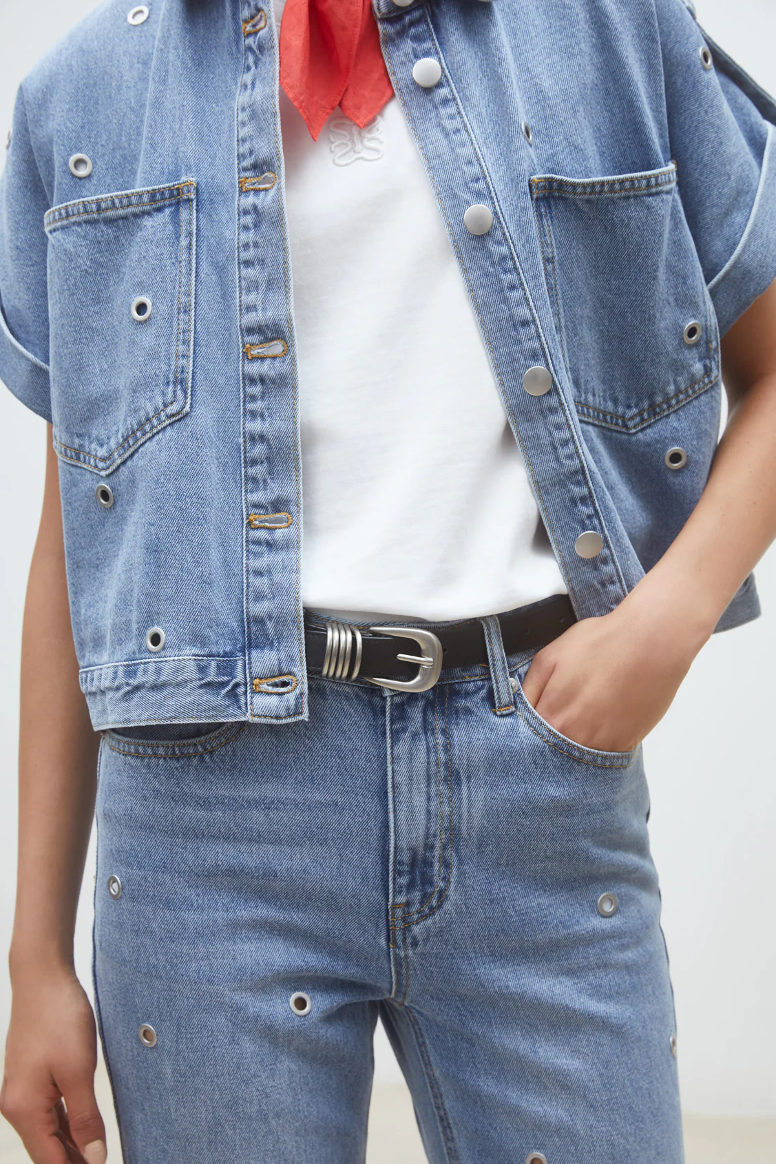Jeans blauw Suncoo Paris - Image 3