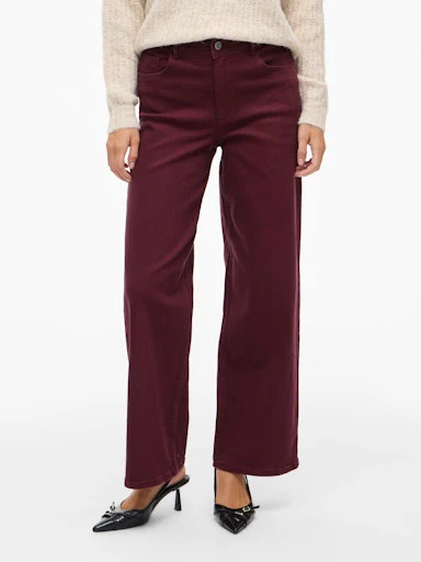Jeans bordeaux VILA - Image 4