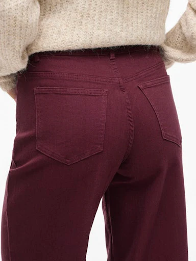 Jeans bordeaux VILA - Image 5