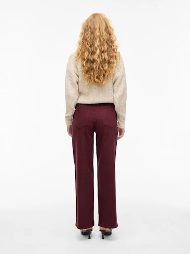 Jeans bordeaux VILA - Image 6