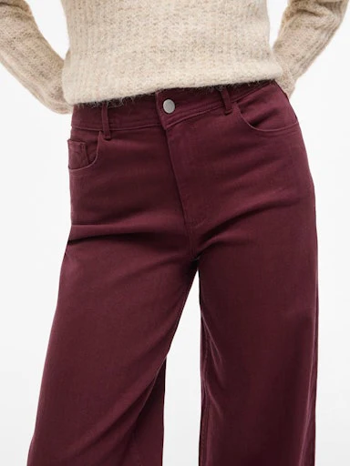 Jeans bordeaux VILA - Image 7