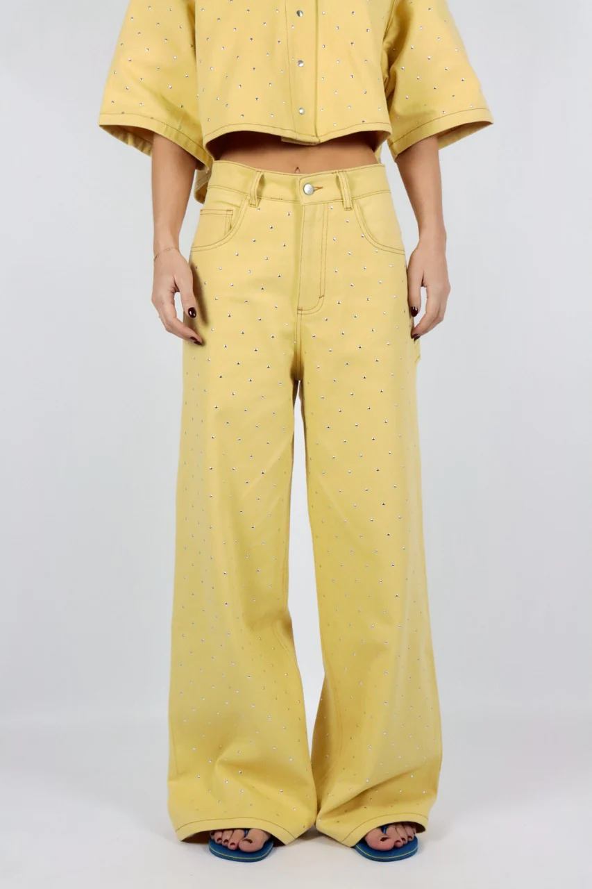 Jeans geel AMANDINE - Image 5