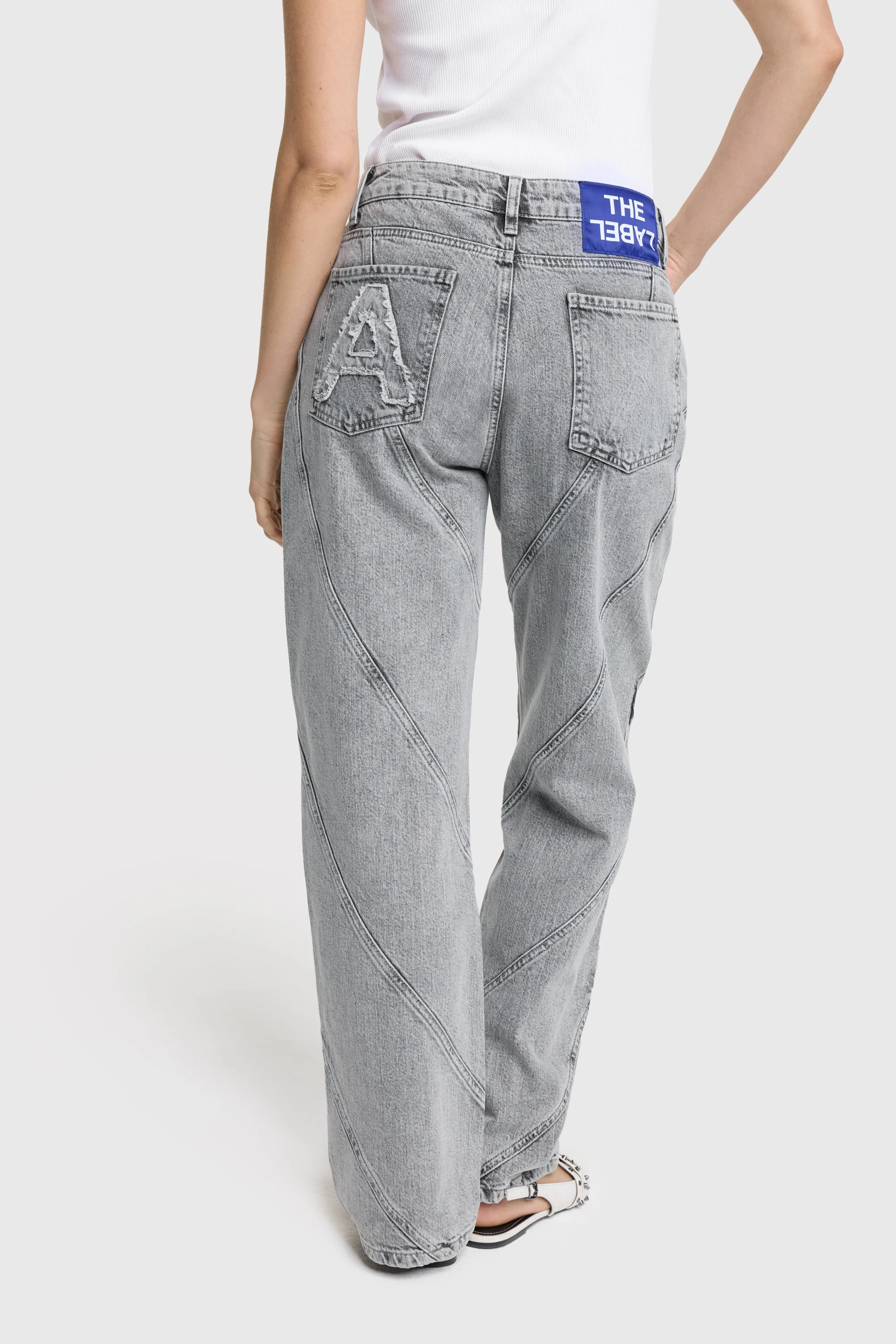 Jeans grijs ALIX The Label - Image 4