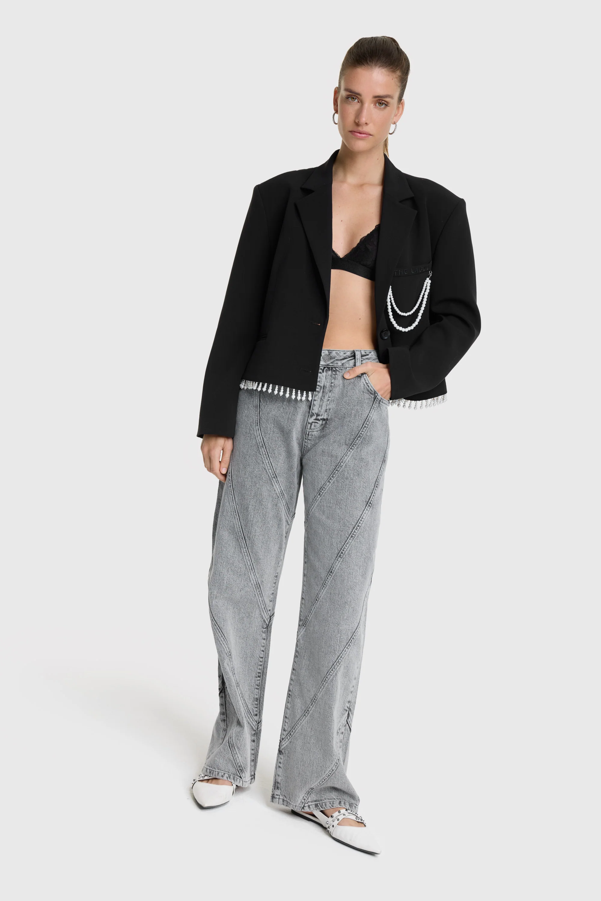 Jeans grijs ALIX The Label - Image 5