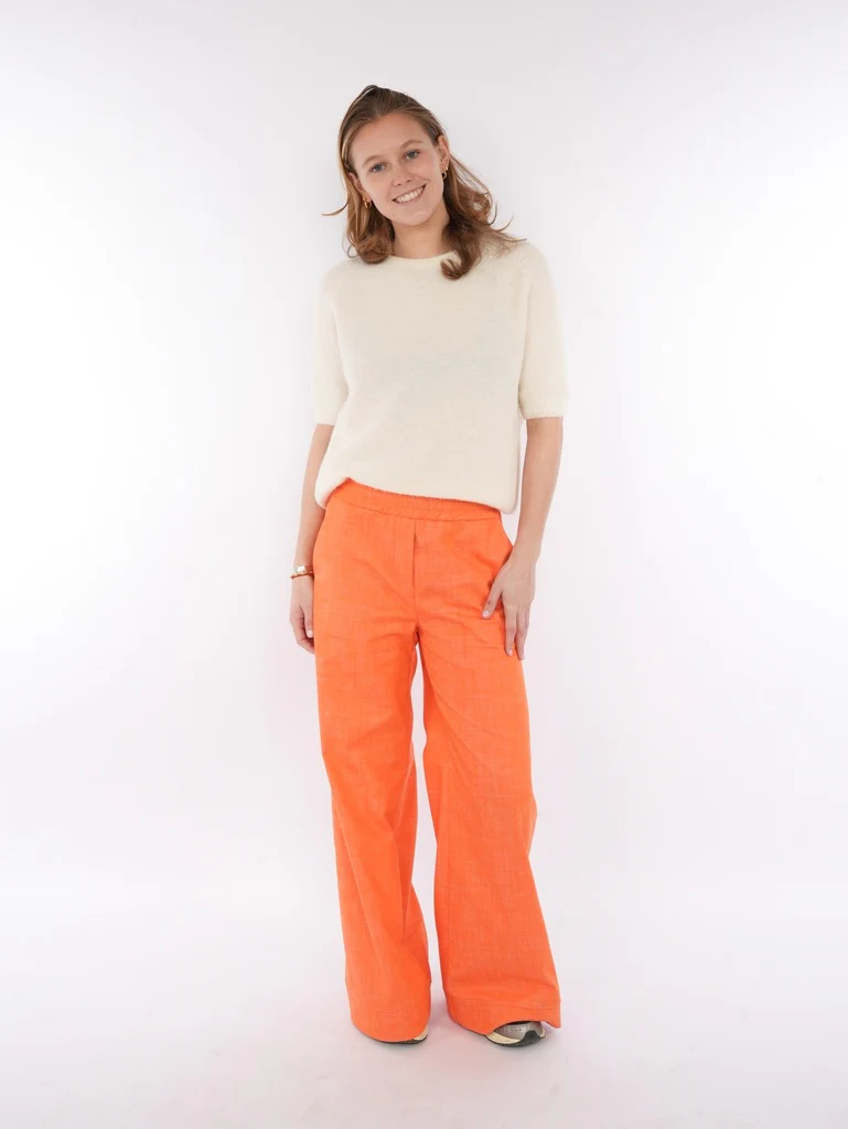 Jeans oranje BLACK ROSE
