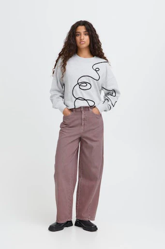 Jeans rood ICHI - Image 5