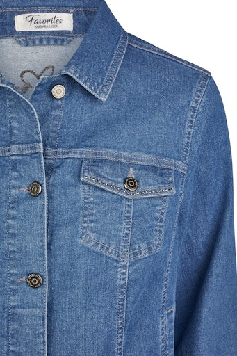 Jeansjassen blauw Barbara Lebek - Image 3