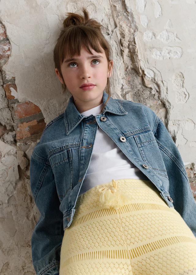 Jeansjassen beige Mayoral