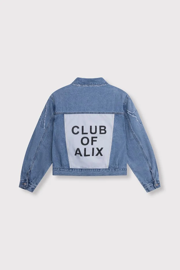 Jeansjassen blauw ALIX The Label - Image 3