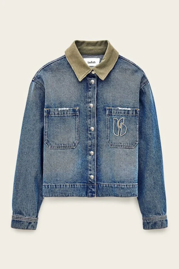 Jeansjassen blauw ba&sh - Image 2