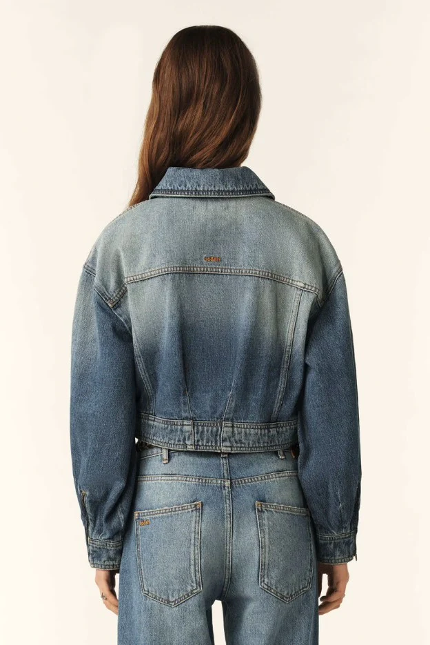 Jeansjassen blauw ba&sh - Image 3