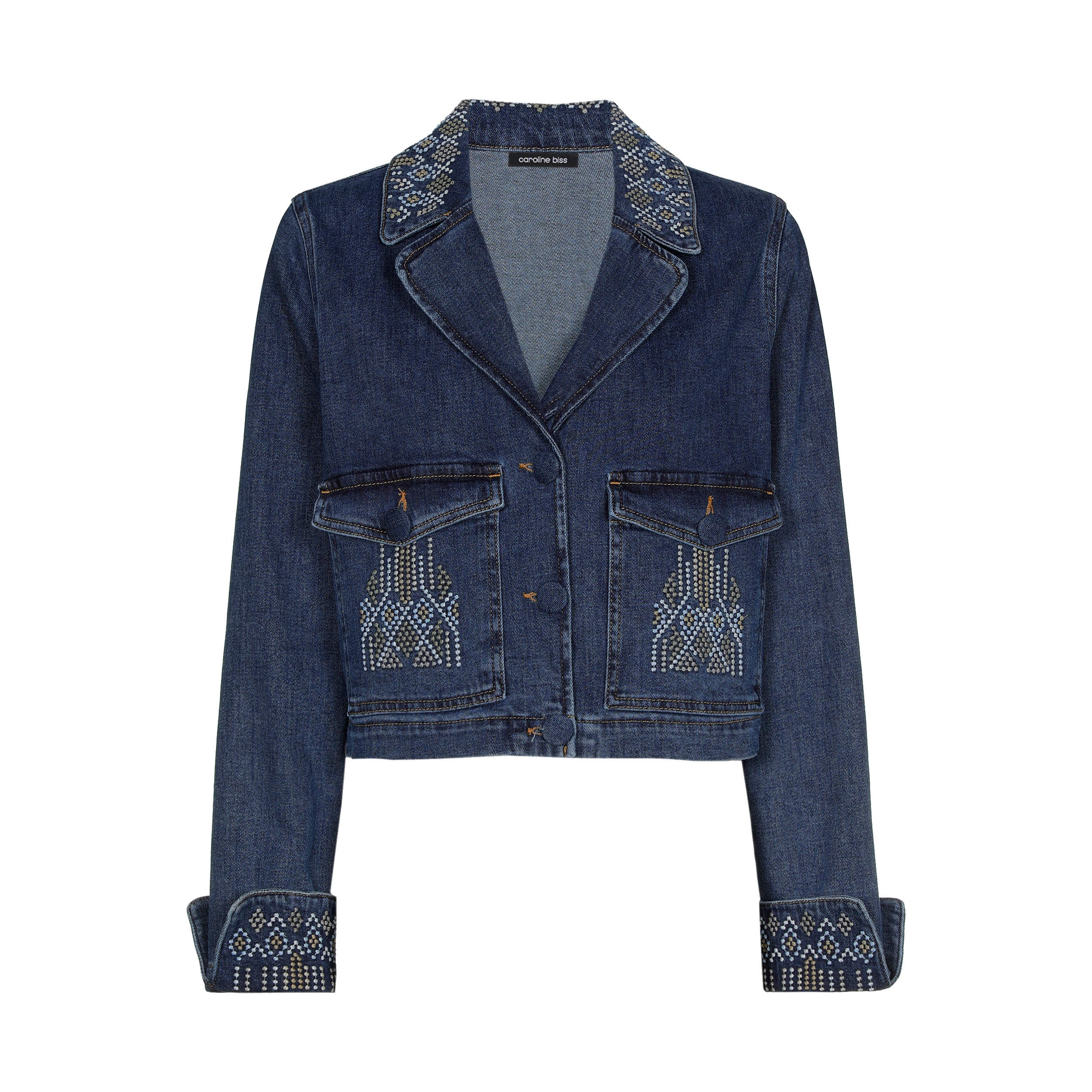 Jeansjassen blauw Caroline Biss