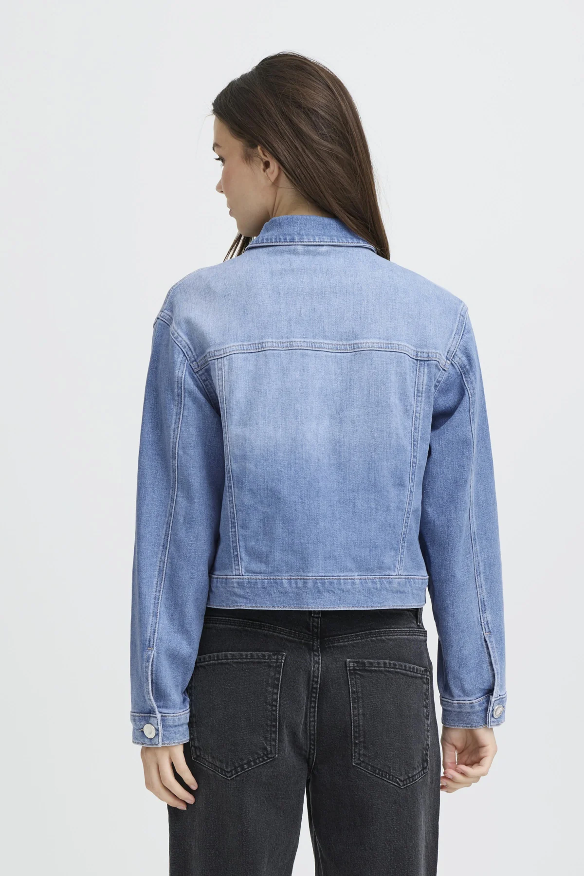 Jeansjassen blauw Pulz Jeans - Image 4