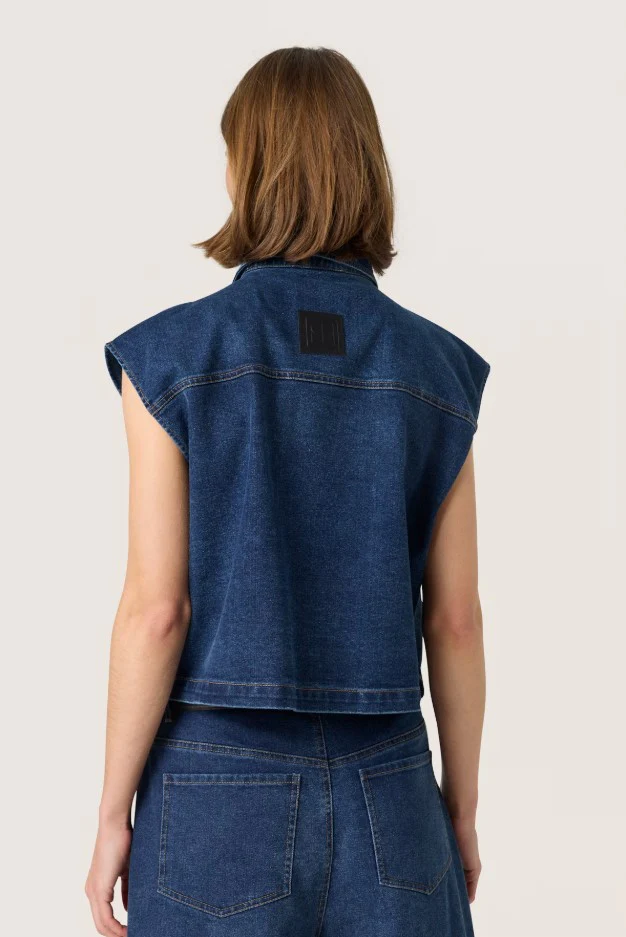 Jeansjassen blauw Soaked In Luxury - Image 4