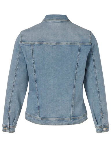 Jeansjassen blauw Via Appia Due - Image 2