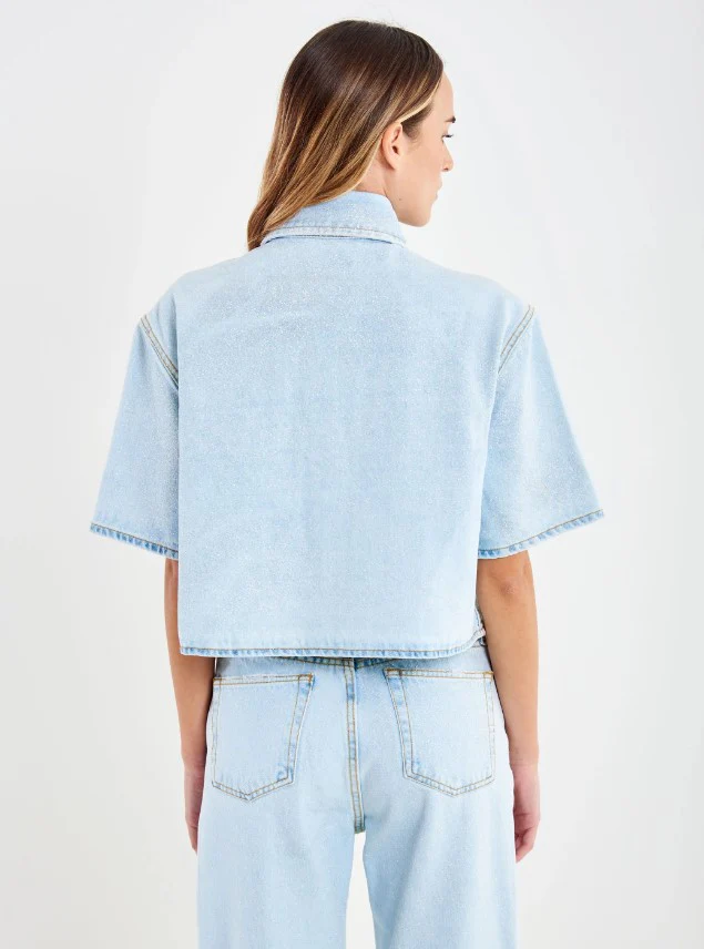 Jeansjassen blauw Vicolo - Image 3