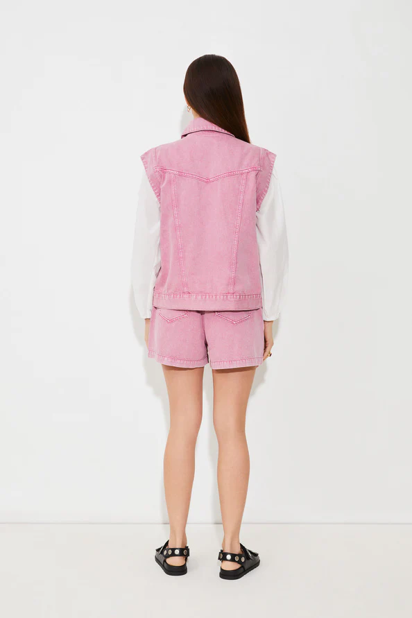 Jeansjassen roze Suncoo Paris - Image 2