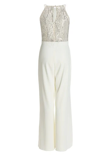 Jumpsuits zonder mouw beige SWING - Image 7