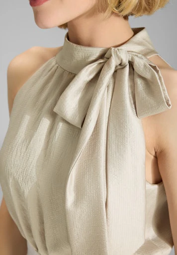 Jumpsuits zonder mouw beige SWING - Image 5