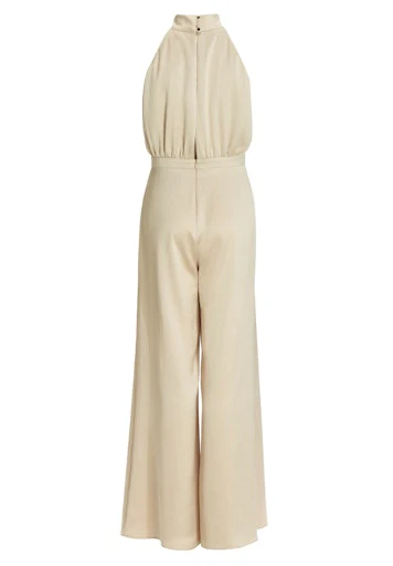 Jumpsuits zonder mouw beige SWING - Image 7