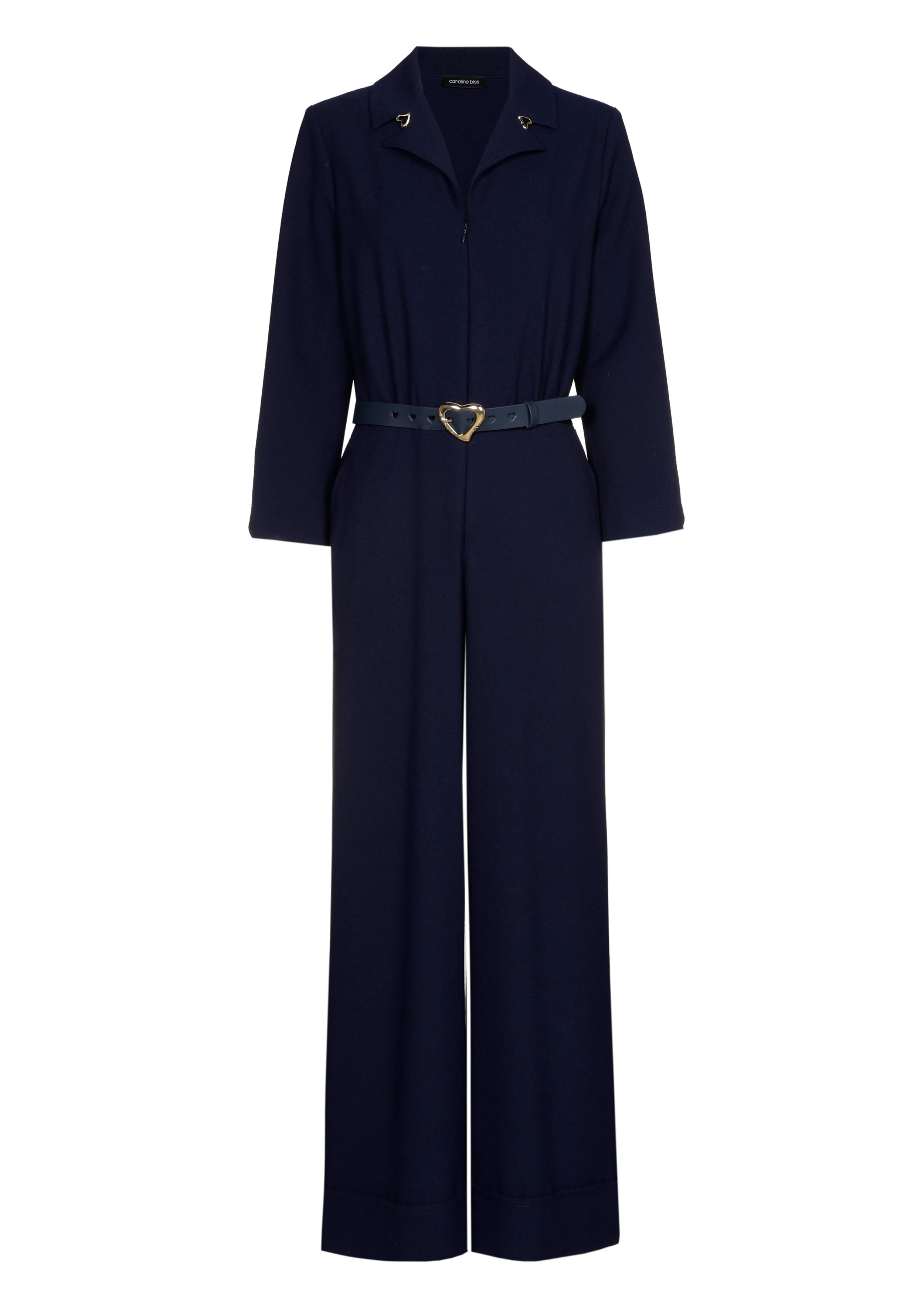 Jumpsuits lange mouw blauw Caroline Biss