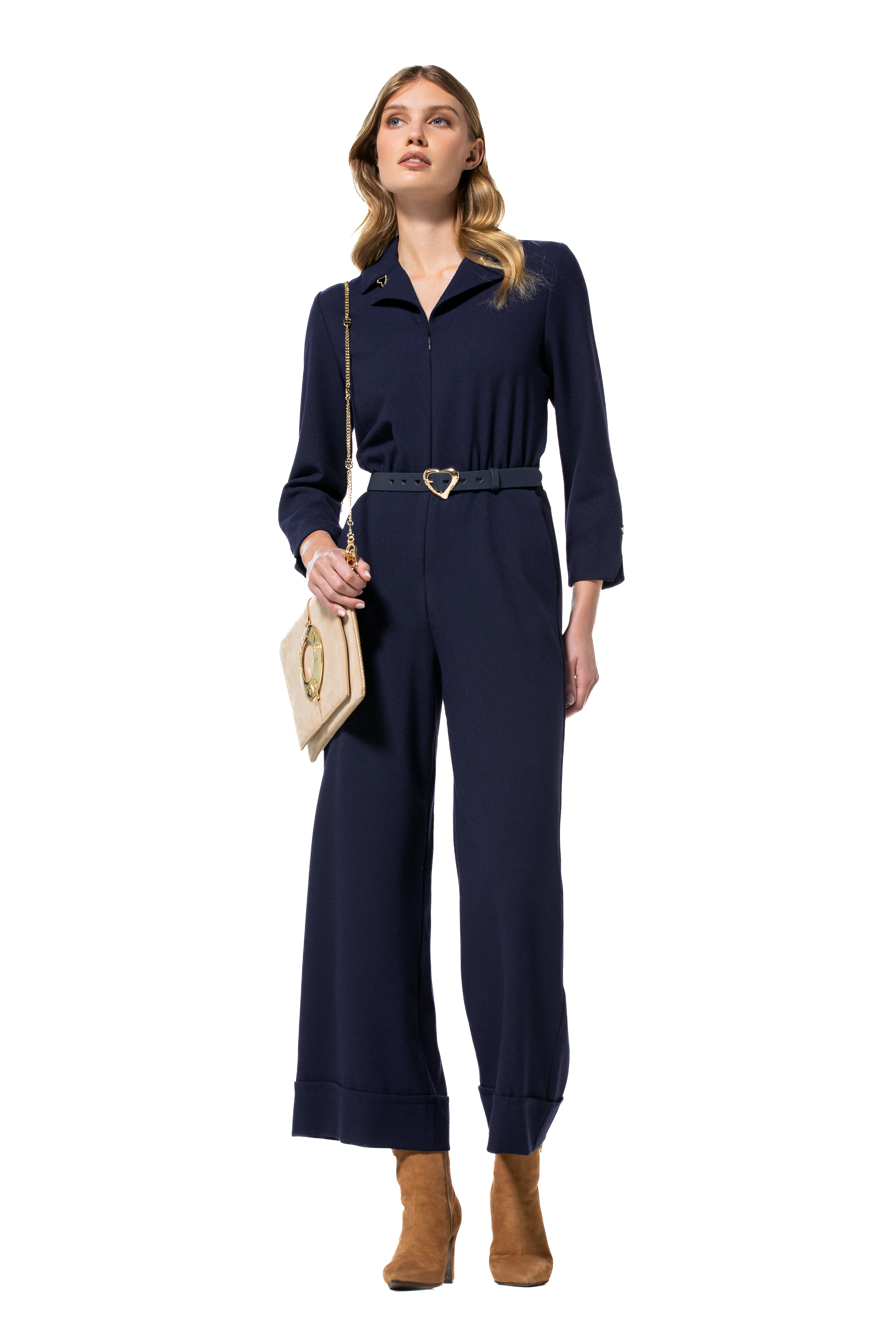 Jumpsuits lange mouw blauw Caroline Biss - Image 4