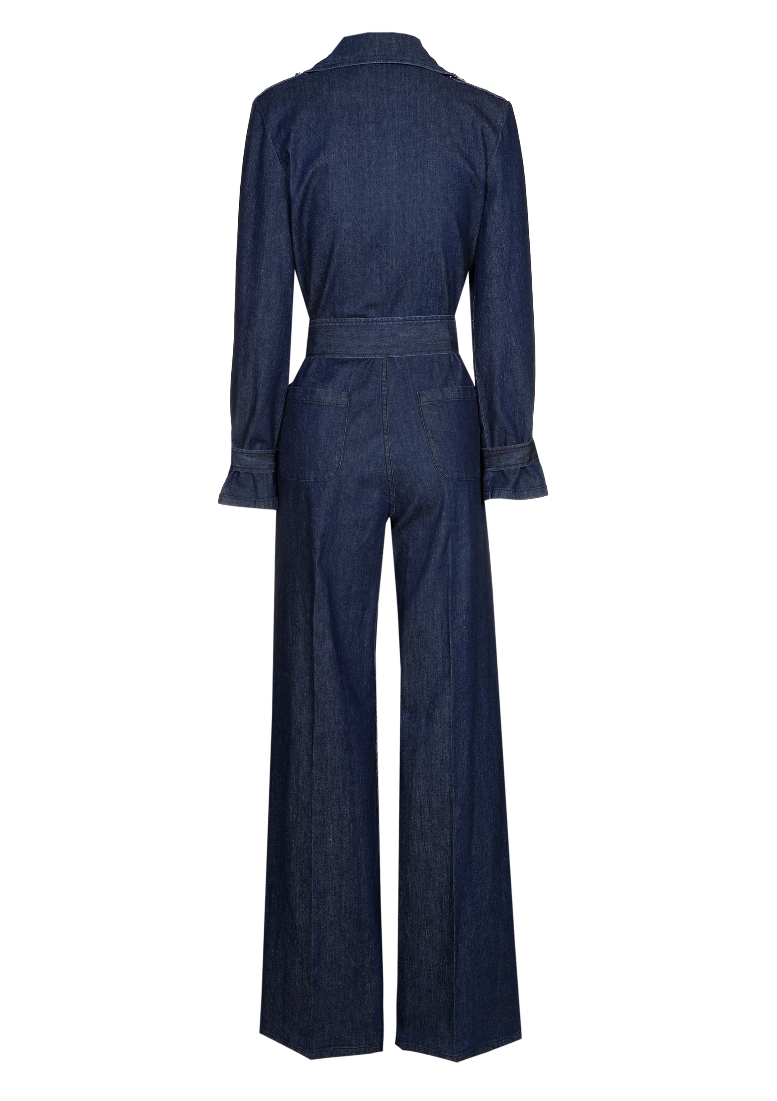 Jumpsuits lange mouw blauw Caroline Biss - Image 3