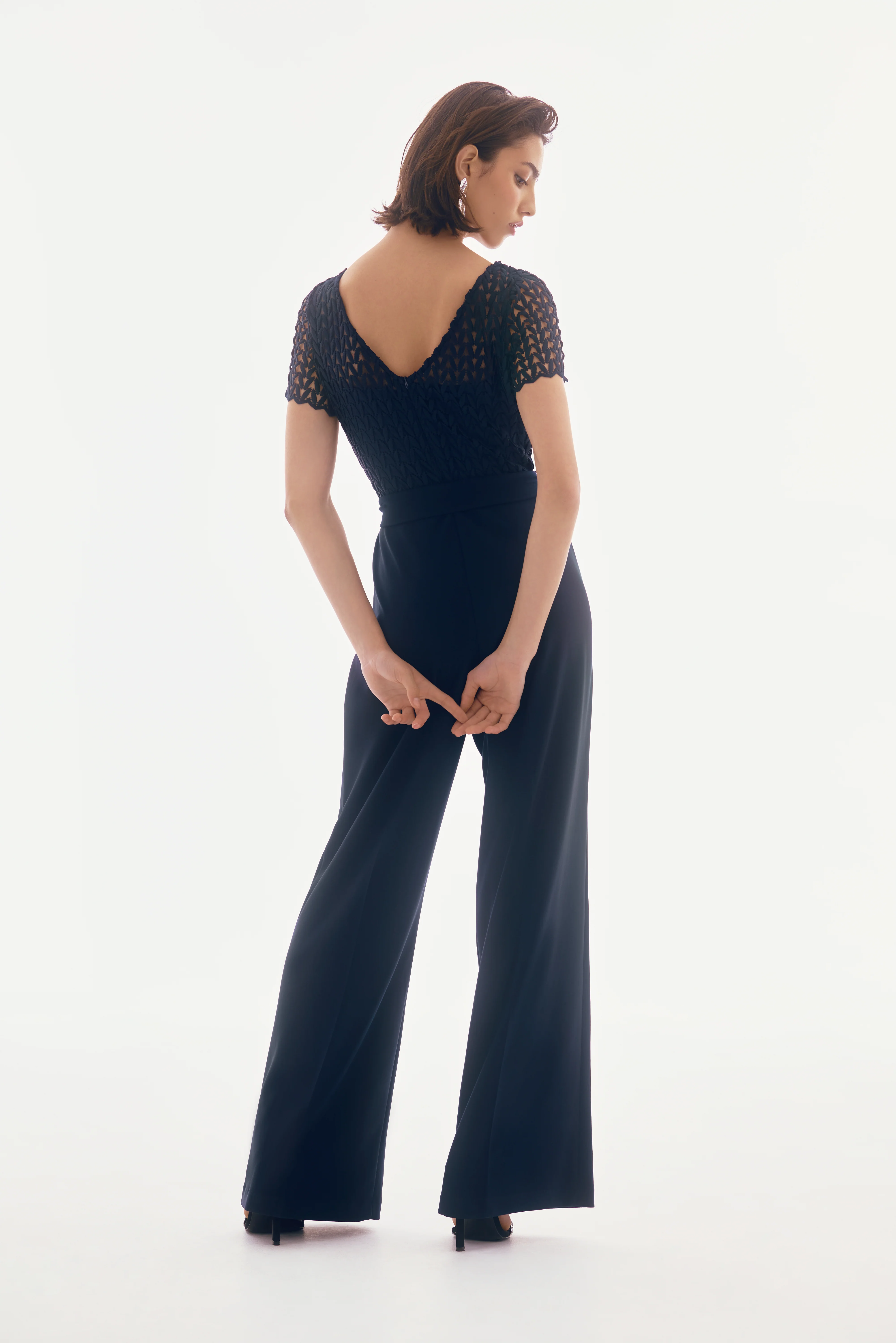 Jumpsuits korte mouw blauw Joseph Ribkoff