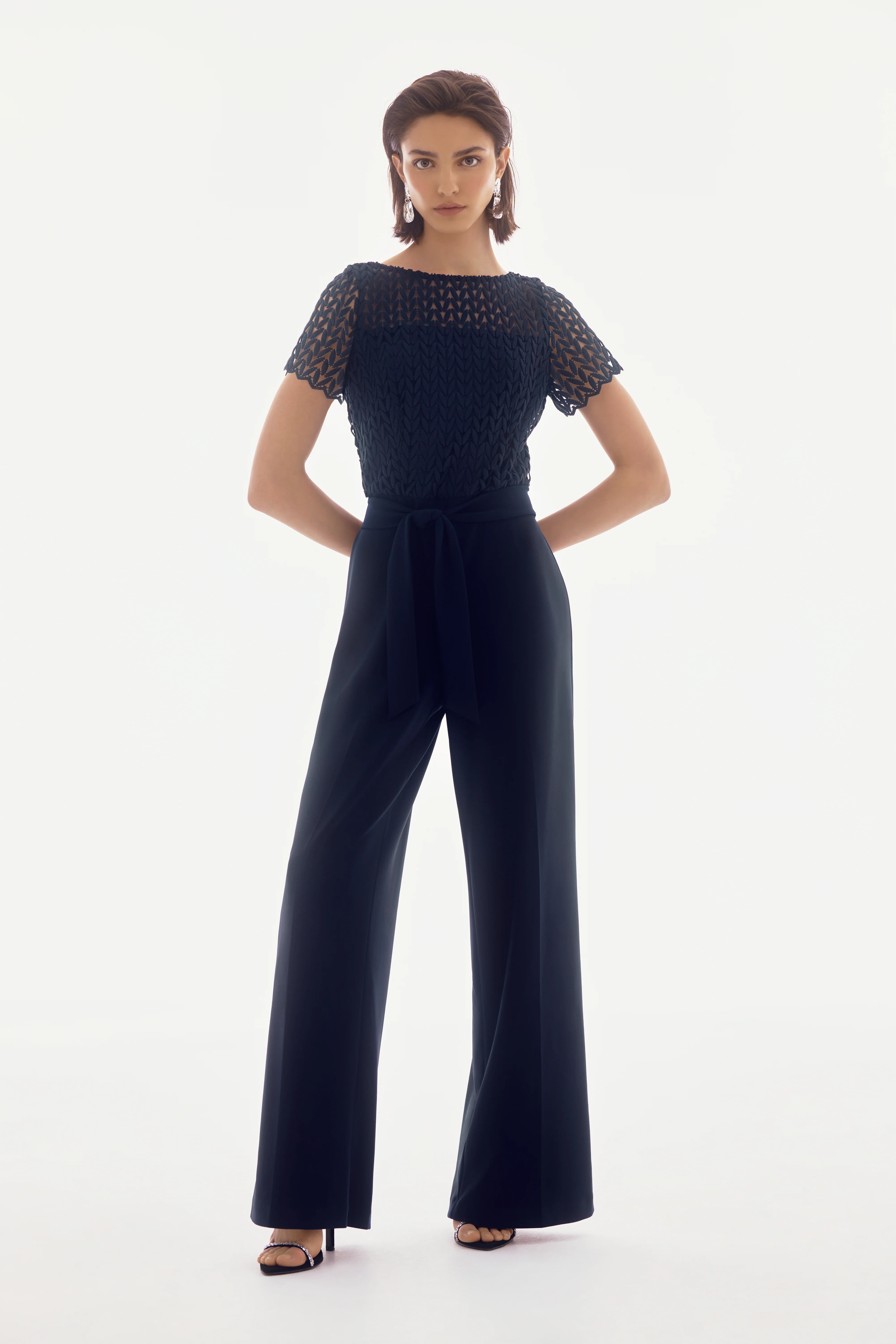 Jumpsuits korte mouw blauw Joseph Ribkoff - Image 2
