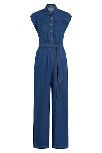 Jumpsuits korte mouw blauw King Louie - Image 2