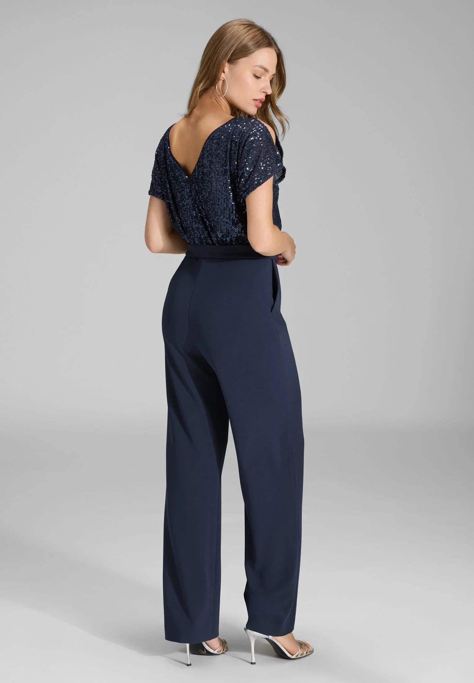 Jumpsuits korte mouw navy SWING - Image 3