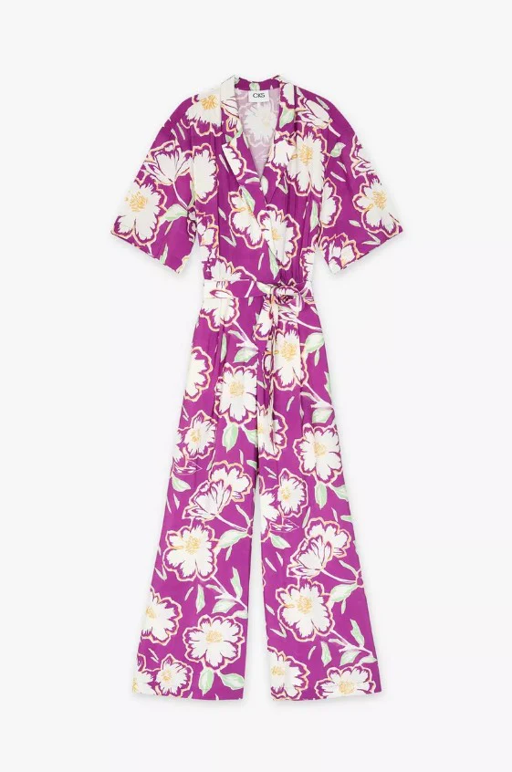 Jumpsuits korte mouw paars CKS - Image 3