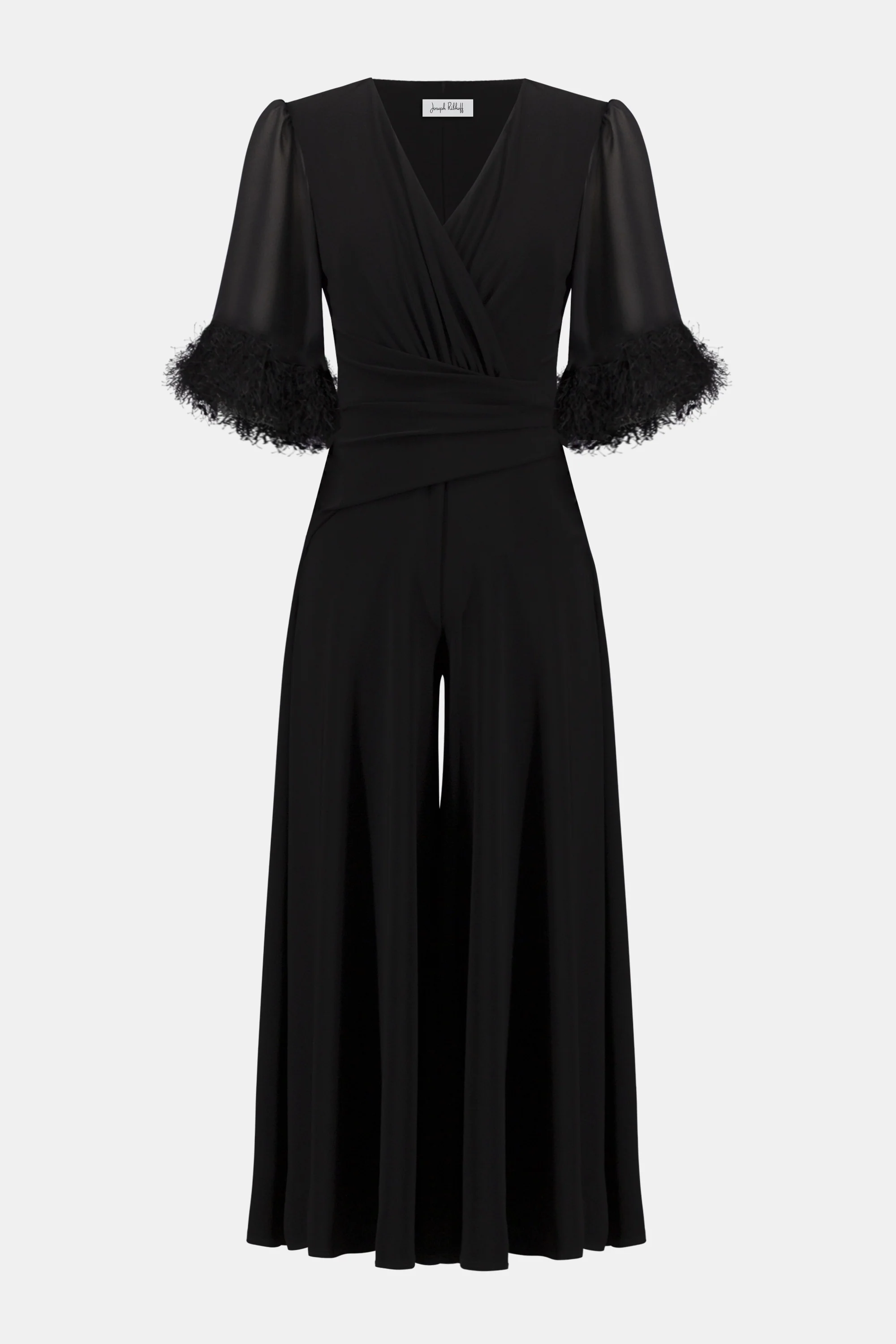 Jumpsuits korte mouw zwart Joseph Ribkoff