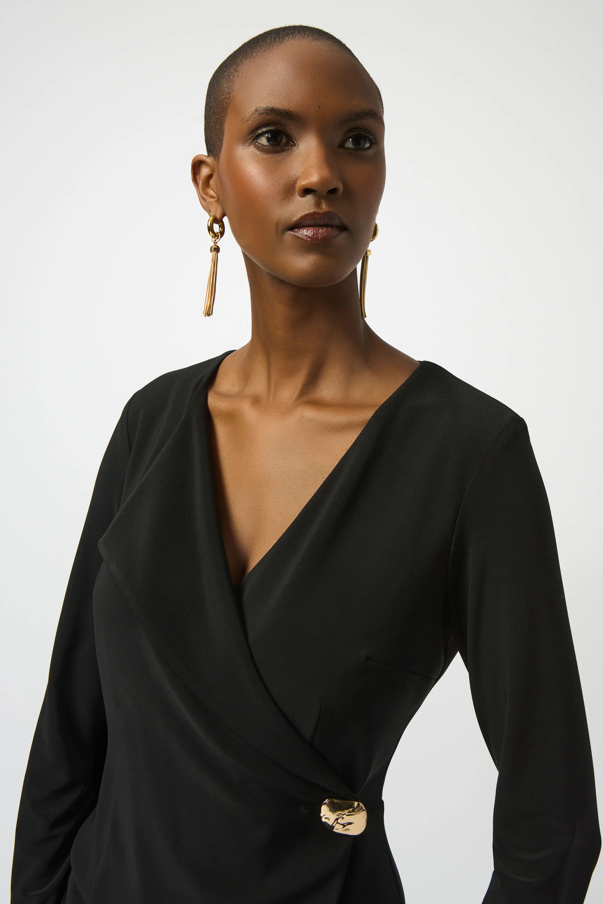 Jumpsuits lange mouw zwart Joseph Ribkoff - Image 2