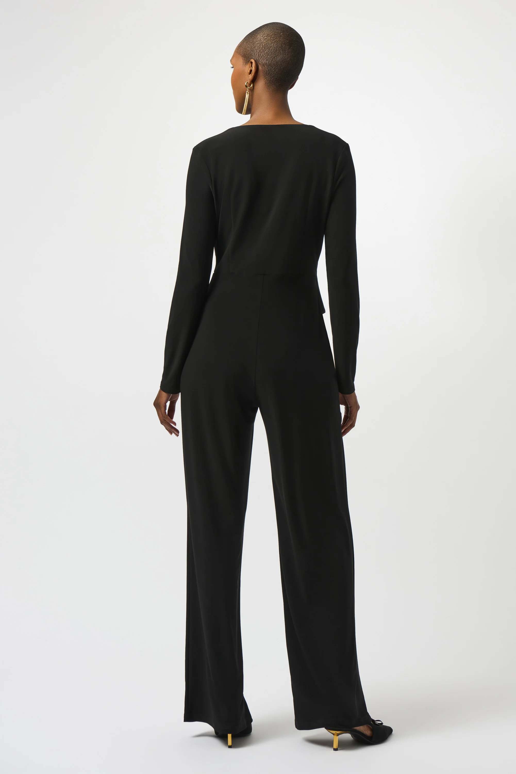 Jumpsuits lange mouw zwart Joseph Ribkoff - Image 3