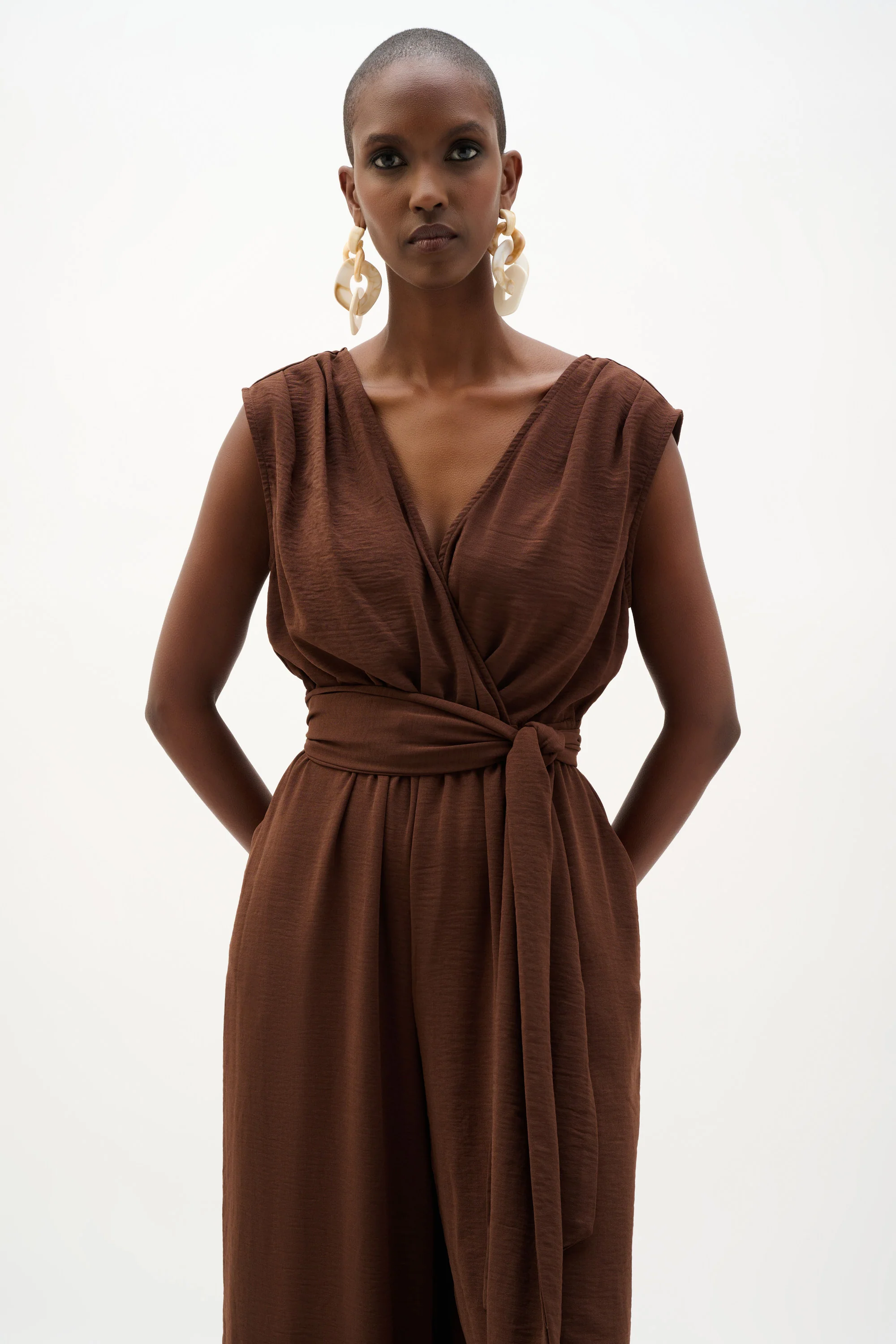 Jumpsuits zonder mouw bruin Joseph Ribkoff - Image 3