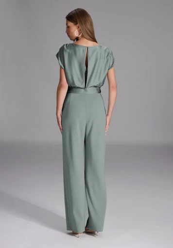 Jumpsuits zonder mouw groen SWING - Image 2
