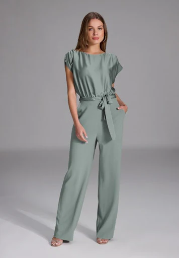 Jumpsuits zonder mouw groen SWING - Image 3