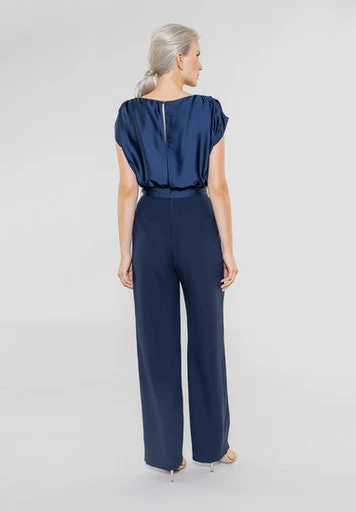Jumpsuits zonder mouw navy SWING - Image 2
