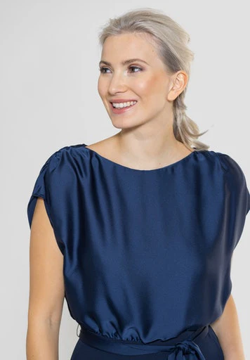 Jumpsuits zonder mouw navy SWING - Image 4