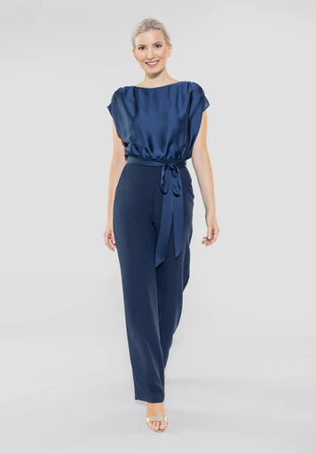 Jumpsuits zonder mouw navy SWING - Image 6