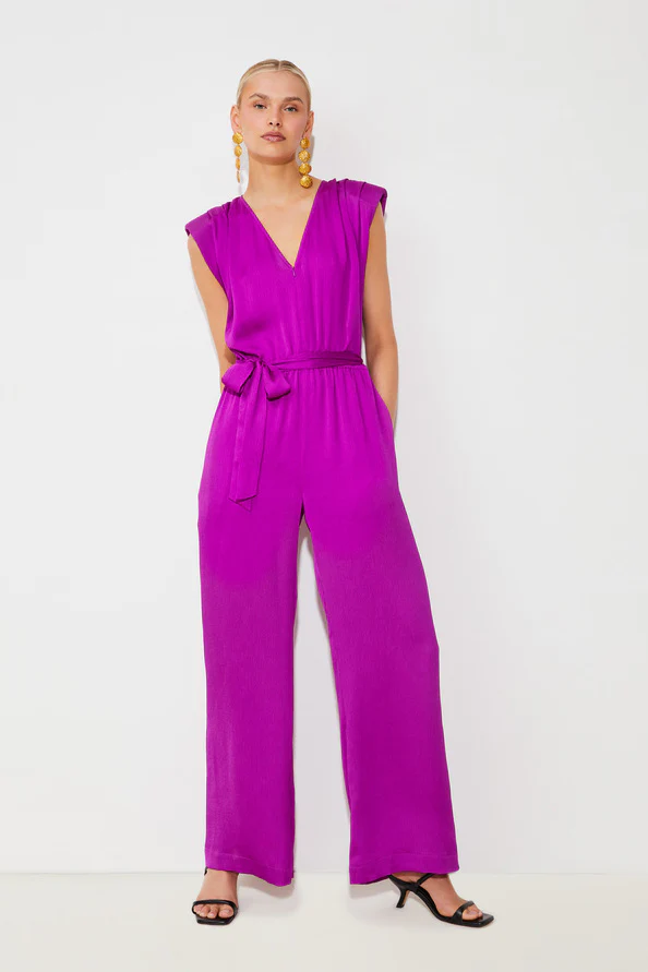 Jumpsuits zonder mouw paars Suncoo Paris