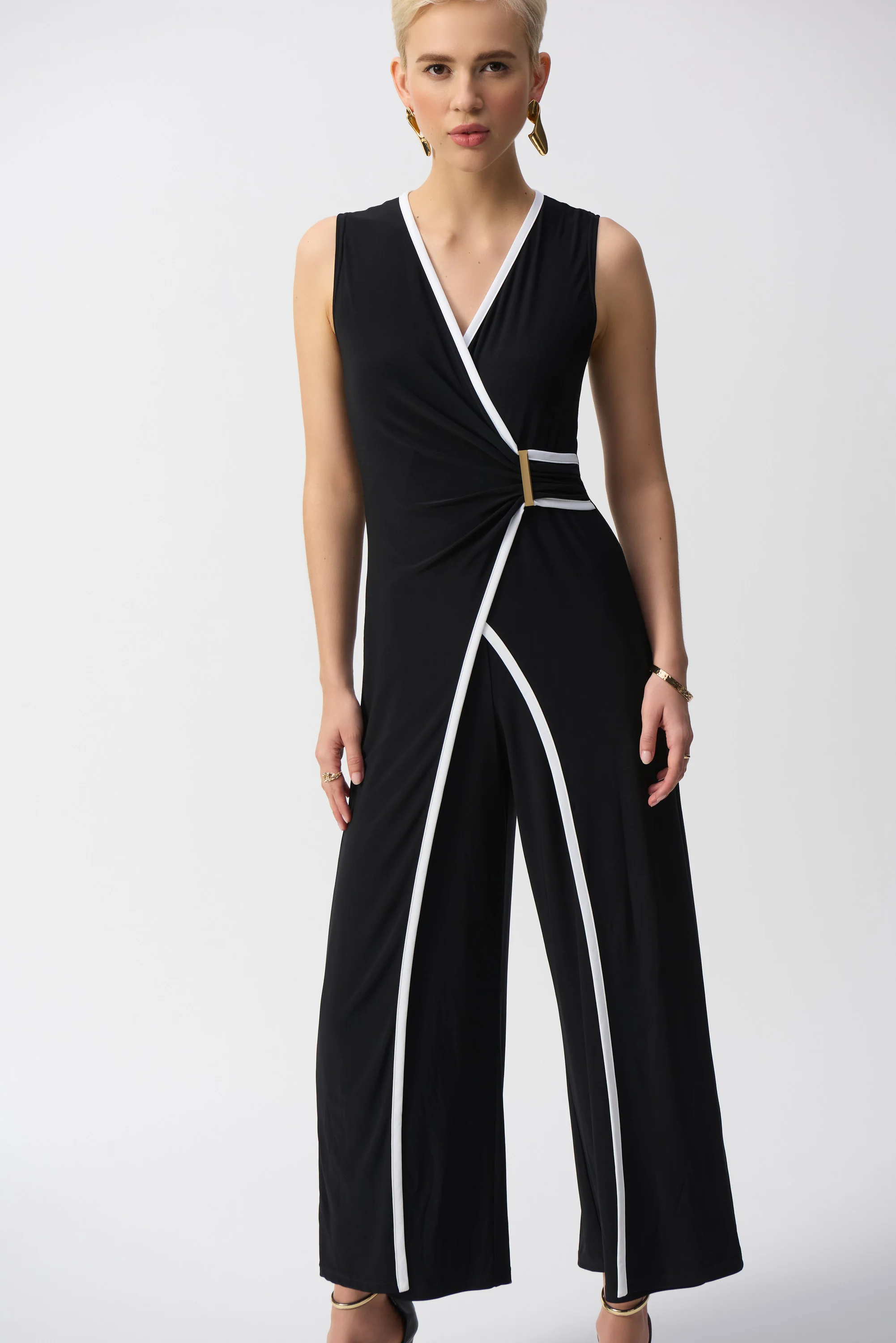 Jumpsuits zonder mouw zwart Joseph Ribkoff