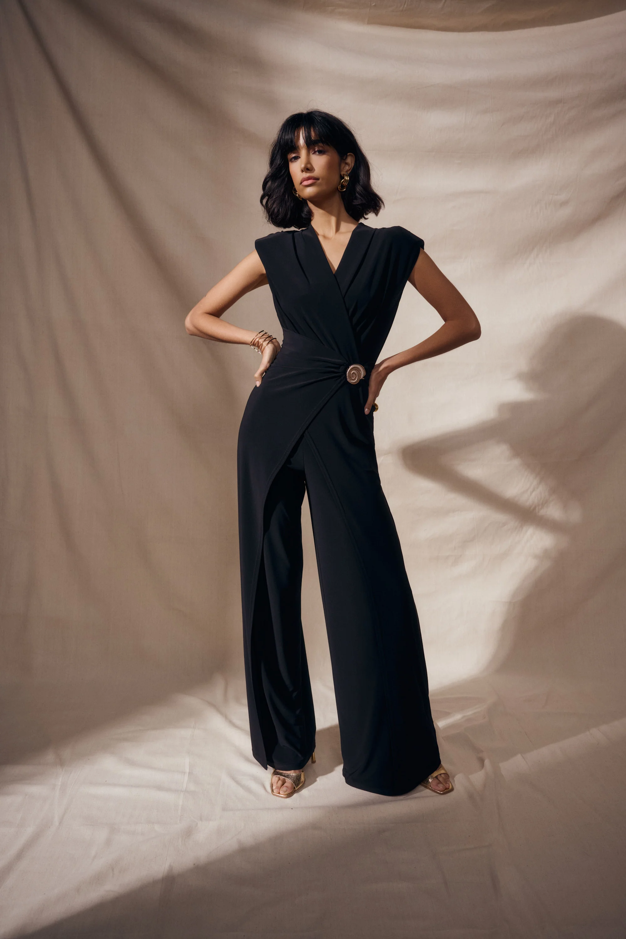 Jumpsuits zonder mouw zwart Joseph Ribkoff