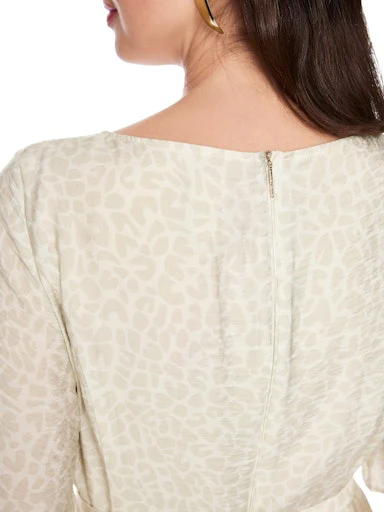 Jurken korte mouw beige Marc Cain - Image 6