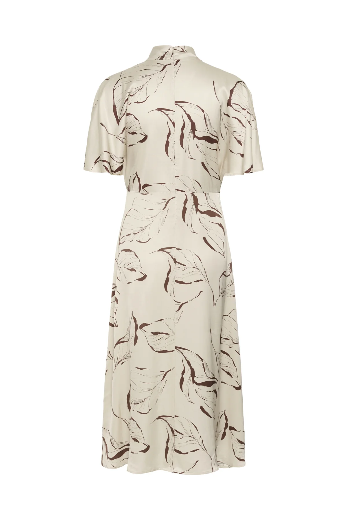 Jurken korte mouw beige Soaked In Luxury - Image 2