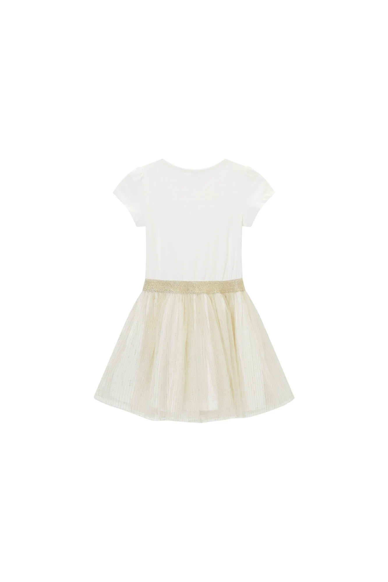 Jurken korte mouw beige Someone - Image 2