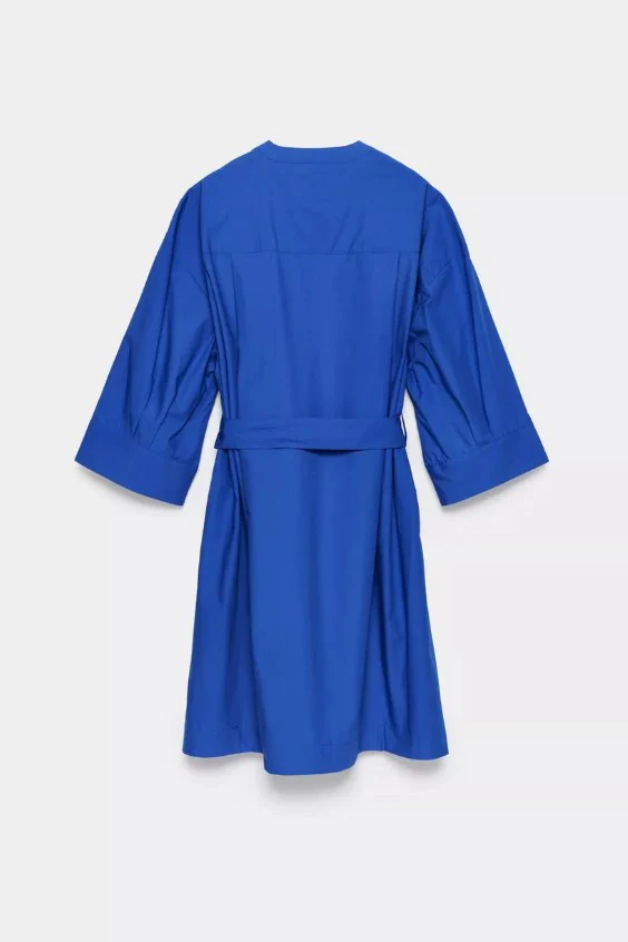 Jurken korte mouw blauw CKS - Image 2